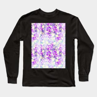 Dreamy Violet Pattern Long Sleeve T-Shirt